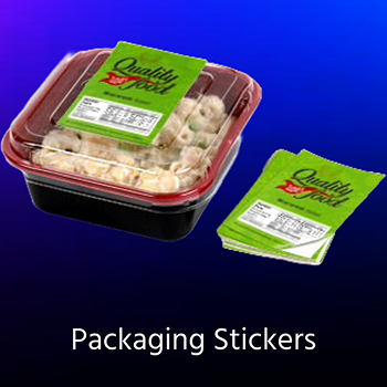 Packaging stickers